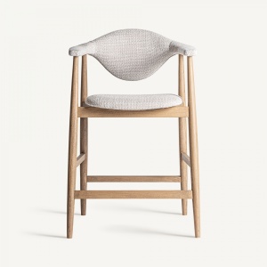 SCAUN DEOSEBIT DE BAR, DILBEEK, LEMN DE FAG SI TEXTIL, ARTIM GROUP SELECTION - Img 2