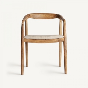 SCAUN DEOSEBIT, MALBUN, STIL COLONIAL, LEMN DE TEC SI TEXTIL, ARTIM GROUP SELECTION - Img 2