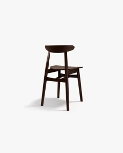 SCAUN DINING/BIROU ELIE, WENGE, CONFECTIONAT DIN LEMN MASIV DE FAG, MICADONI - Img 2