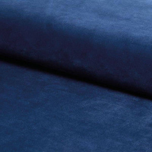 SCAUN DINING CHIC, BLEUMARIN BLUVEL 86/NEGRU MAT, TAPITERIE DIN CATIFEA SI PICIOARE DIN METAL, STIL MODERN - Img 2