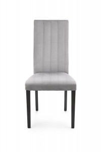 SCAUN DINING DIEGO 2, GRI MONOLITH 85/NEGRU, CU TAPITERIE DIN CATIFEA SI PICIOARE DIN LEMN MASIV, STIL CLASIC - Img 6