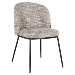 SCAUN DINING ELVI TRENDY NATURE 01, S4750, CONFECTIONAT DIN 100% POLIESTER, METAL SI SPUMA, RICHMOND INTERIORS