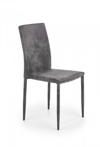SCAUN DINING K375 GRI/NEGRU STIL MODERN HALMAR