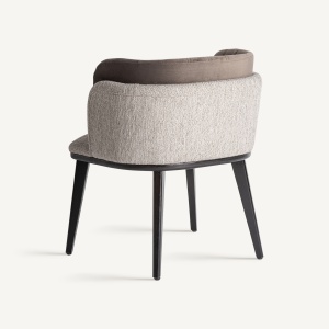 SCAUN DINING LABEGE, DIN LEMN, MDF SI TEXTIL, DESIGN CONTEMPORAN, VICAL HOME - Img 4