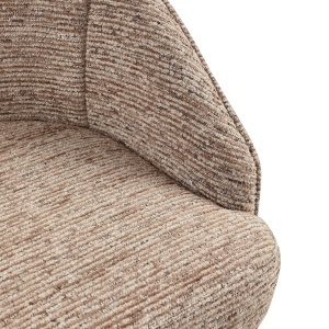 SCAUN DINING ROTATIV BEVERLY, REALIZAT DIN METAL, LEMN DE FAG SI TEXTIL, CULOARE MARO, DESIGN DEOSEBIT, RICHMOND INTERIORS - Img 3