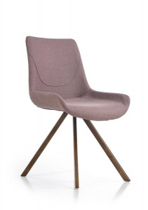 SCAUN DINING STIL K290, GRI/BRONZ, CU TAPITERIE DIN STOFA SI PICIOARE DIN METAL, STIL MODERN - Img 5