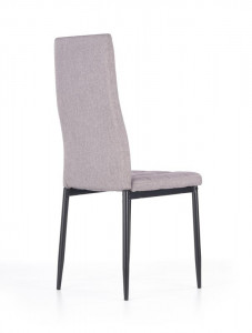 SCAUN DINING STIL K292, GRI/NEGRU, CU TAPITERIE DIN STOFA SI PICIOARE DIN METAL, STIL MODERN - Img 7