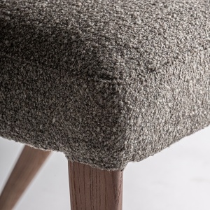 SCAUN DINING VENEY, MARO DESCHIS SI GRI, REF. 36363, PRELUCRAT MANUAL, CONFECTIONAT DIN LEMN DE STEJAR SI CAUCIUC SI TEXTIL, STIL MODERN - Img 5