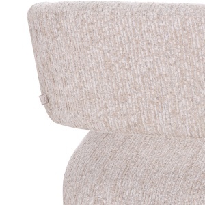 SCAUN DINING VIXEN, REALIZAT DIN LEMN SI TEXTIL, CULOARE CREM, DESIGN DEOSEBIT, RICHMOND INTERIORS - Img 6