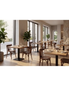 SCAUN PENTRU PROIECTE B2B, LEGEND , DIN LEMN DE FAG, DE CULOARE NUC, PENTRU UZ COMERCIAL, ARTIM GROUP SELECTION - Img 8