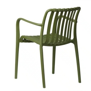 SCAUN PENTRU TERASA/GRADINA, AURA, DIN MATERIAL POLIPROPILENA, VERDE, STIVUIBIL - Img 8