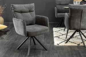 SCAUN ROTATIV, DINING/LIVING, BIG GEORGE, ANTRACIT, STIL MODERN, ARTIM GROUP SELECTION