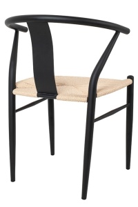 SCAUN WISHBONE, DIN LEMN SI FIBRE NATURALE, MODEL DEOSEBIT, STIL MODERN - Img 3