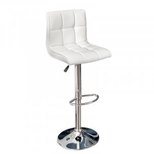 SET 2 BUCATI, SCAUN ALB DE BAR, MODENA, DESIGN MODERN - Img 4