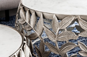 SET 2 MASUTE DE CAFEA, LEAF, METAL SI MARMURA, REALIZATE MANUAL, ARTIM GROUP SELECTION - Img 3