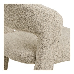 SET 2 SCAUNE BELMONT, DIN LEMN SI TEXTIL BOUCLE, CULOARE NISIPIU, HOUSE NORDIC - Img 6