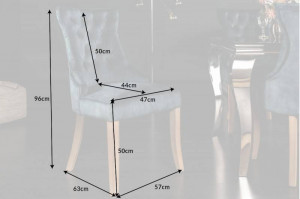 SET 2 SCAUNE DINING, CASTLE, DIN CATIFEA SI LEMN, DESIGN CLASIC, ARTIM GROUP SELECTION - Img 7