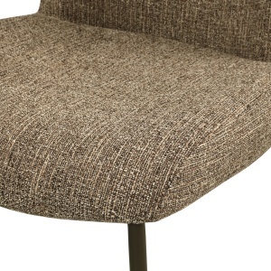 SET 2 SCAUNE DINING, ODARBY, REALIZAT DIN METAL SI TEXTIL IGNIFUG, CULOARE MARO, DESIGN DEOSEBIT, RICHMOND INTERIORS - Img 5