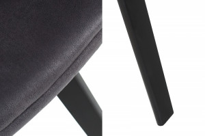 SET 2 SCAUNE, GRI ANTIC/NEGRU, NORDIC STAR, COD 38505, DESIGN SCANDINAV - Img 5