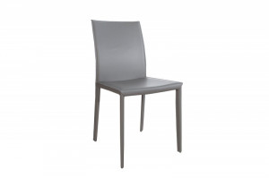 SET 2 SCAUNE GRI MILANO 37153 - DESIGN MODERN - Img 1