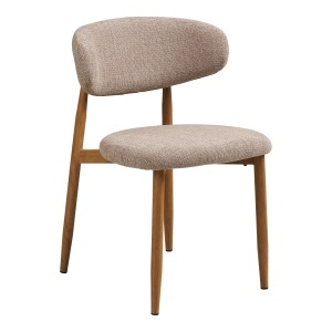 SET 2 SCAUNE LEVANTO, DIN LEMN SI TEXTIL, CULOARE NISIPIU, HOUSE NORDIC