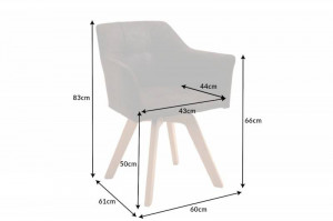 SET 2 SCAUNE, ROTATIV, LOFT, DIN MICROFIBRA, PIELE ECO SI PICIOARE LEMN, ARTIM GROUP - Img 6