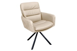 SET 2 SCAUNE ROTATIVE, BIG GEORGE, PIELE ECO, MICROFIBRA SI METAL, ARTIM GROUP SELECTION - Img 3