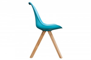 SET 2 SCAUNE, TURCOAZ, SCANDINAVIA, COD 36206, DESIGN SCANDINAV - Img 3