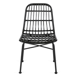 SET 4 SCAUNE DE TERASA, ARTIM MEBLE, REALIZAT DIN RATAN SINTETIC SI CADRUL DIN METAL, STIL MODERN - Img 2
