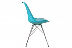 SET 4 SCAUNE TURCOAZ SCANDINAVIA RETRO 38222 - DESIGN SCANDINAV - Img 3