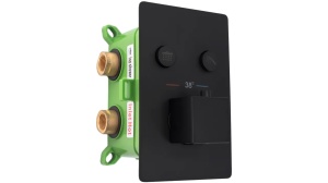 SET DE DUS INCASTRAT REA FENIX DAVIS + BOX, NEGRU, DIN ALAMA, CALITATE SUPERIOARA - Img 2