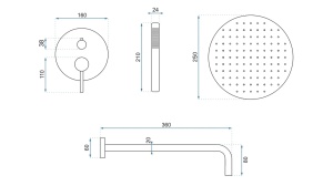 SET DE DUS INCASTRAT REA LUNGO + BOX, AURIU MAT, DIN ALAMA, CALITATE SUPERIOARA - Img 7