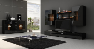 SET LIVING BERLIN DESIGN MODERN HIGH GLOSS - Img 4