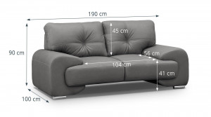 SET LIVING DEOSEBIT, OMEGA LUX, DIN TEXTIL FOARTE FIN DE DIVERSE CULOARI, CONFORT SPORIT - Img 5