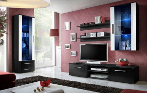 SET LIVING MODULAR CU LED GALINO F 23 ZSWH GF STIL MODERN ASM