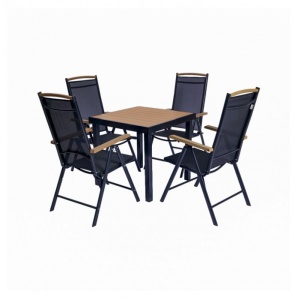 SET MOBILIER DE GRADINA, IZZY, PENTRU 4 PERSOANE