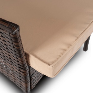 SET MOBILIER GRADINA, ARTIM MEBLE, MASA SI 4 SCAUNE, REALIZATA DIN POLIRATAN, CULOARE MARO/BEJ, STIL MODERN - Img 7