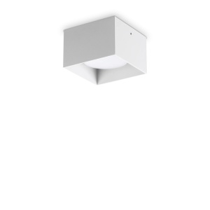 SPOT SPIKE PL1 SQUARE, ALB, DIN ALUMINIU, STIL MODERN
