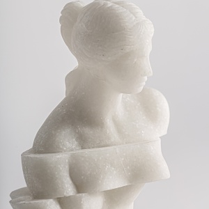 STATUETA, OFELIA, 43CM, CULOARE ALBA, DIN RASINA, STIL MODERN, ARTIM GROUP SELECTION - Img 2