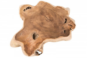 STOC!!! MASUTA DE CAFEA, WILD, 50CM, DIN LEMN MASIV DE TEC, DESIGN RUSTIC - Img 4