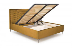 TABLIE PAT, MODULO W3 160, GALBEN MUSTAR, MONOLIT 48, TAPITATA IN CATIFEA - Img 3