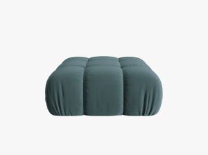 TABURET BELLIS, 94 CM, VERDE PETROL 87, TAPITERIE DIN CATIFEA, DESIGN DEOSEBIT