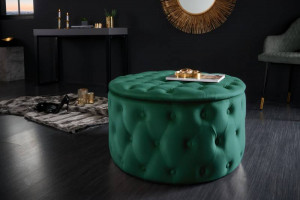 TABURET ROTUND CU SPATIU DEPOZITARE, BAROCK 75CM, COD 40743, DIVERSE NUANTE - Img 7