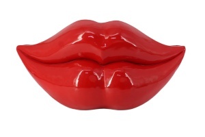 VAZA, LIP 55CM, REALIZAT DIN POLIRASINA, CULOARE ROSIE, REALIZAT MANUAL, ARTIM GROUP SELECTION - Img 2