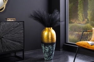 VAZA, ORIENT M 50CM, METAL, AURIU, REALIZAT MANUAL, ARTIM GROUP SELECTION - Img 1