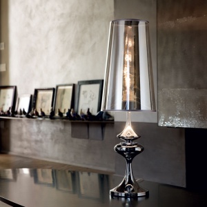 VEIOZA ALFIERE TL1 BIG, CROM, DIN METAL, STIL MODERN - Img 2
