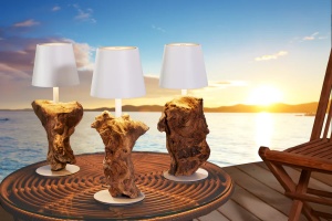 VEIOZA CU TOUCH, HYPNOTIC TO GO, DIN LEMN SI ABAJUR, 30CM, ARTIM GROUP SELECTION - Img 3