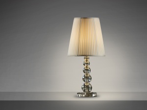 VEIOZA MERCURY, 61 CM, SAMPANIE/BEJ, DIN STICLA, ALAMA SI TEXTIL, STIL MODERN - Img 2