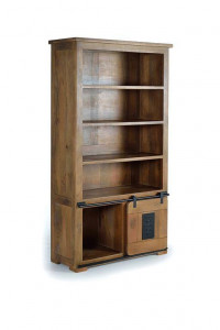 VITRINA DINING 185CM, CULOARE NATUR, LEMN MASIV DE MANGO, GINER Y COLOMER - Img 3