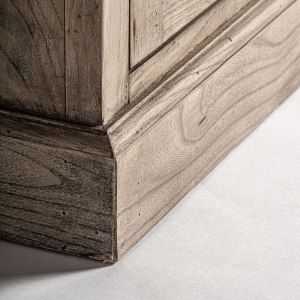 VITRINA GUBIN 205CM, DIN LEMN DE ULM DE CULOARE MARO, DESIGN CLASIC, VICAL HOME - Img 4